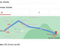 Travaux de réhabilitation de la route Dabola - Kouroussa