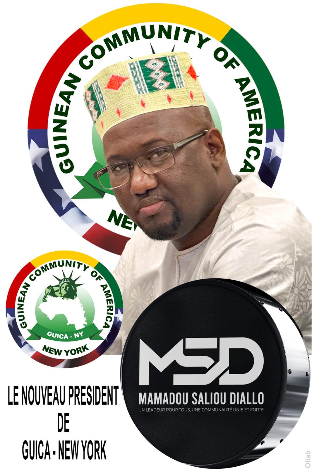 Diaspora : Mamadou Saliou Diallo élu à la tête de la Guica à New York